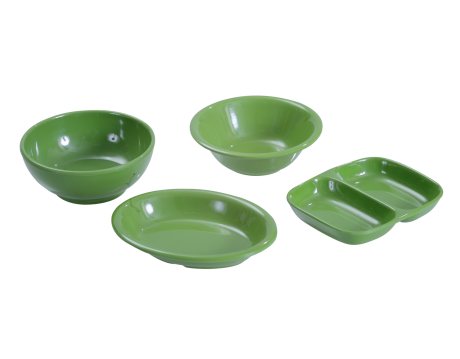 BỘ CHÉN C0 34, CC 28, C 101, CC 32 MÀU XANH LÁ
